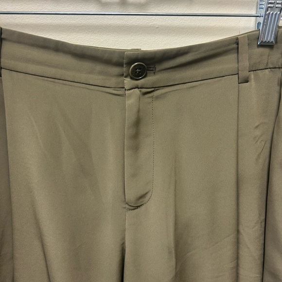 Green Label Ralph Lauren Army Green Classic Flowy Pocket Shorts Sz 12 Large - Picture 2 of 10